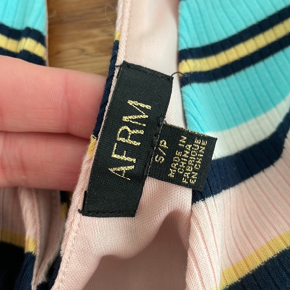 Size small striped bodysuit - Picture 2 of 3